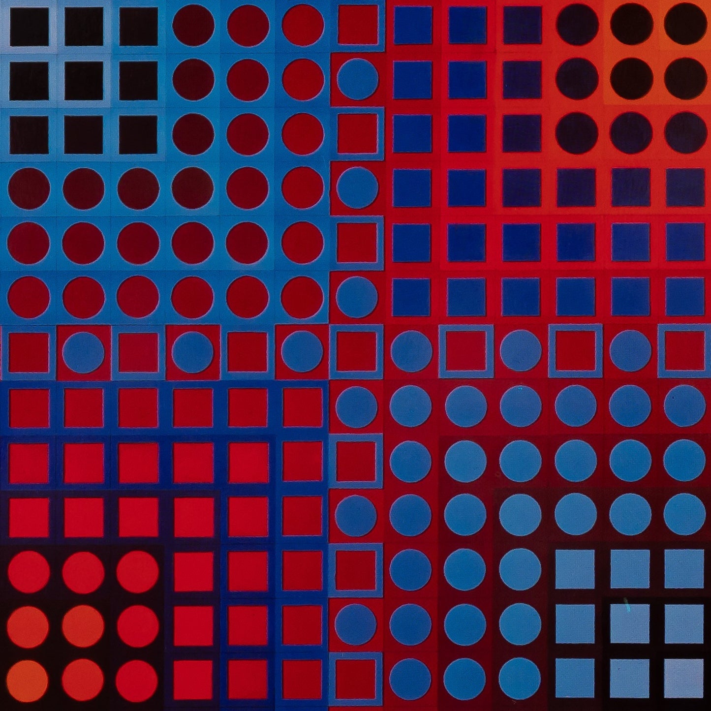 Victor VASARELY : EG 1 2 - Héliogravure