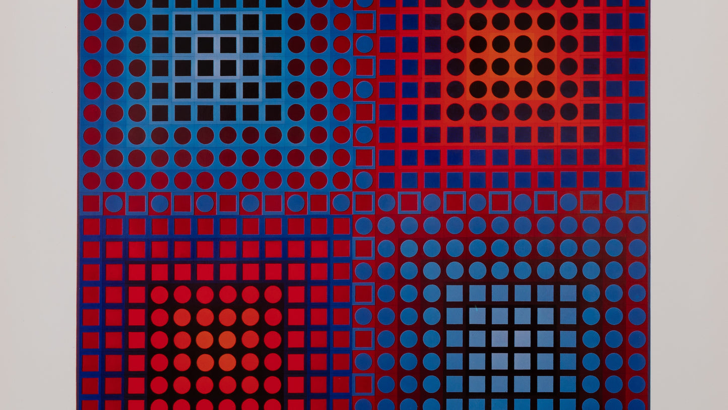 Victor VASARELY : EG 1 2 - Héliogravure