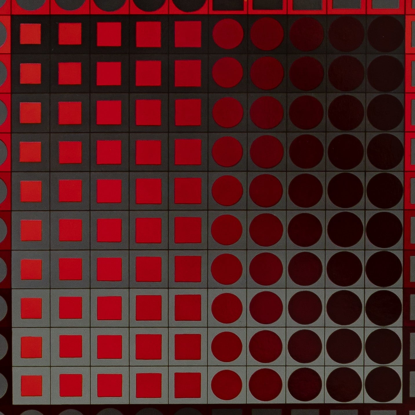 Victor VASARELY : ZETT RG - Héliogravure