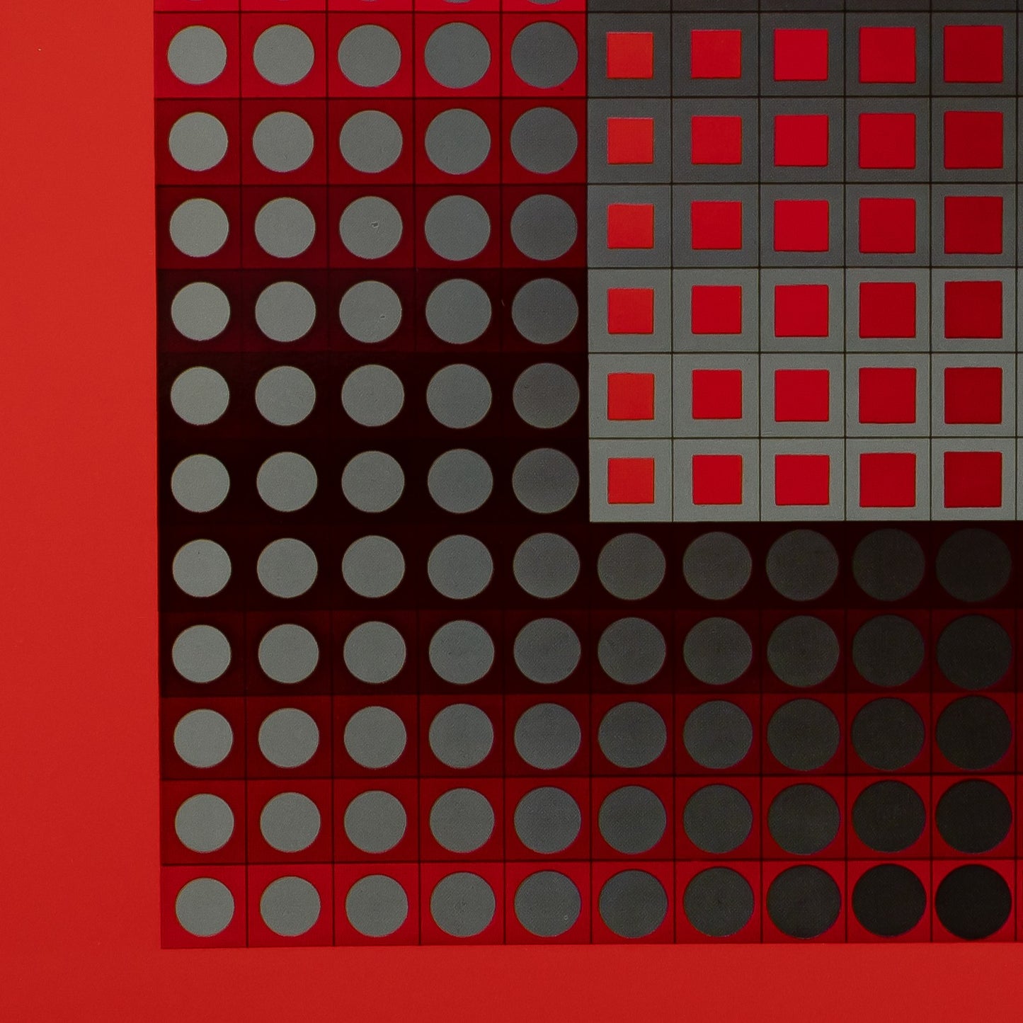 Victor VASARELY : ZETT RG - Héliogravure