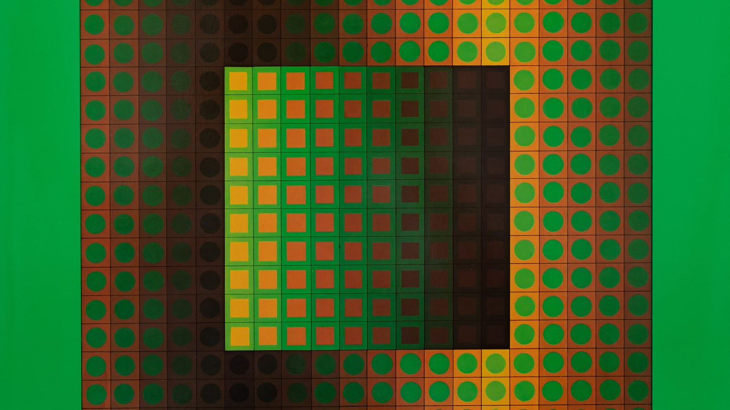 Victor VASARELY : ZETT ZS - Héliogravure