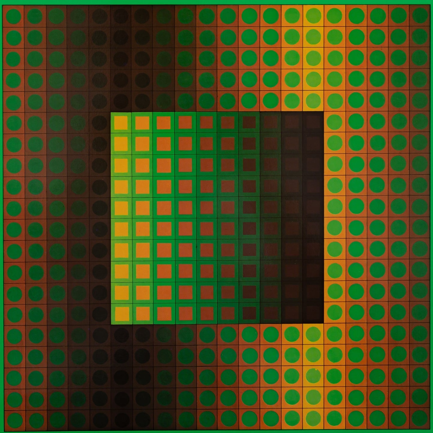 Victor VASARELY : ZETT ZS - Héliogravure