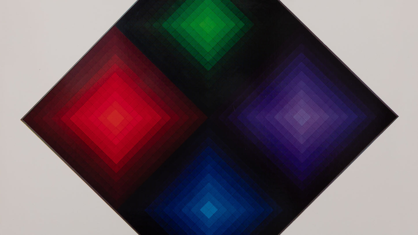 Victor VASARELY : ARCTURUS II - Héliogravure