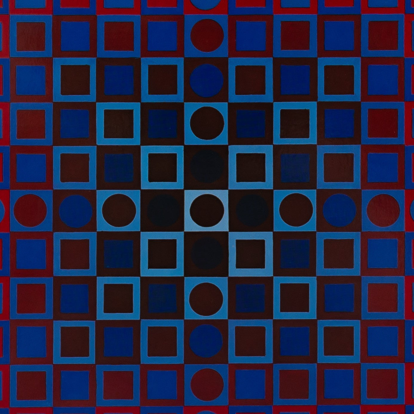 Victor VASARELY : ALOM - Héliogravure