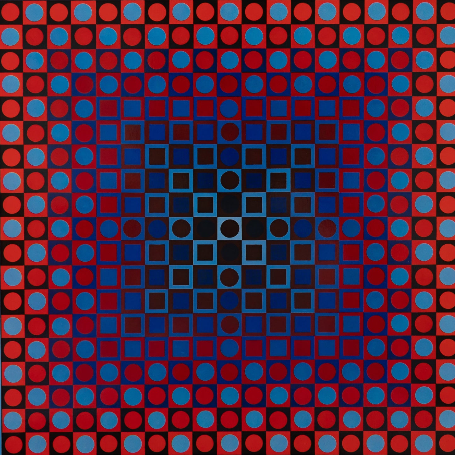 Victor VASARELY : ALOM - Héliogravure