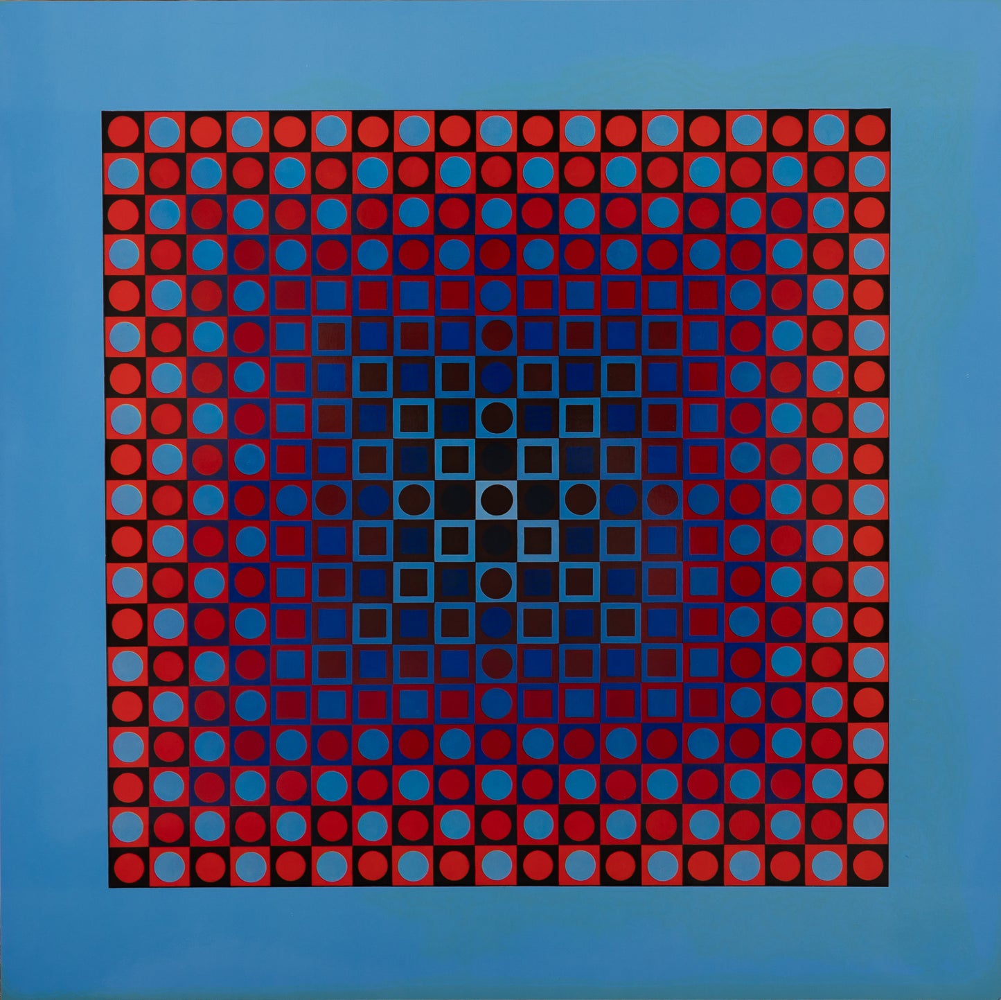Victor VASARELY : ALOM - Héliogravure