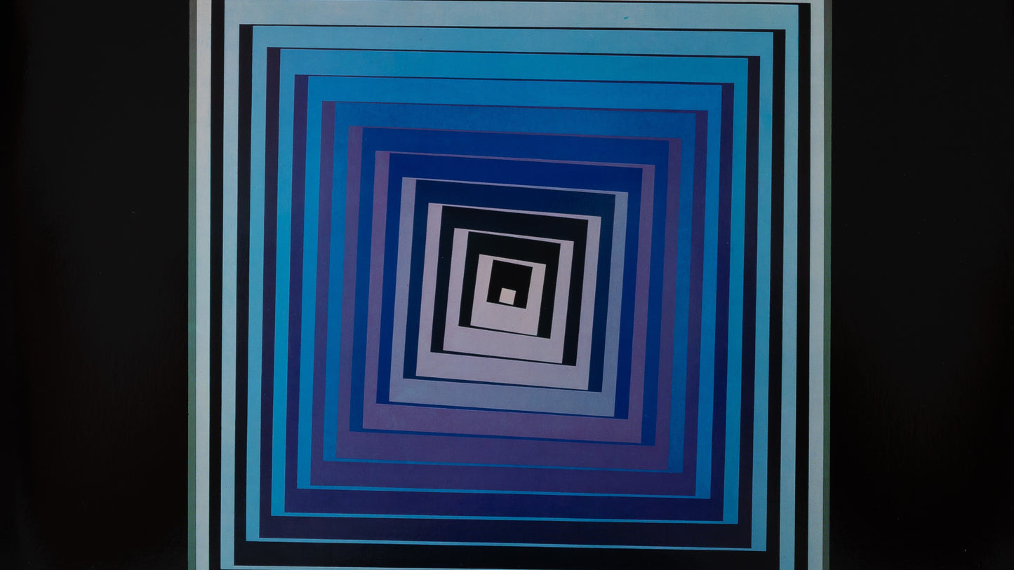 Victor VASARELY : VONAL LILA - Héliogravure