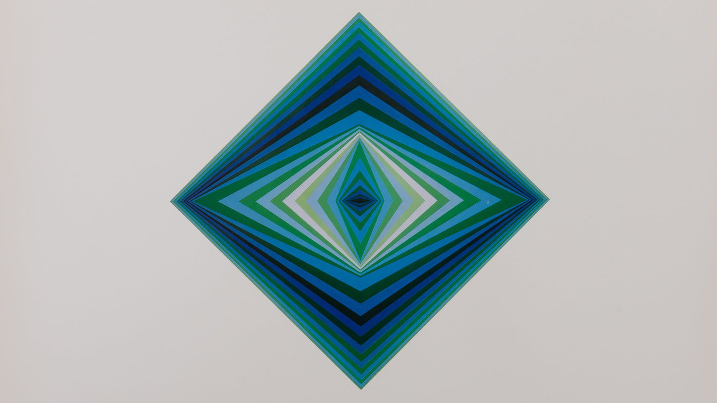 Victor VASARELY : RHOMBUS - Héliogravure