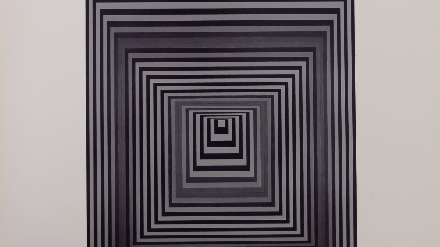 Victor VASARELY : VONAL 4 - Héliogravure