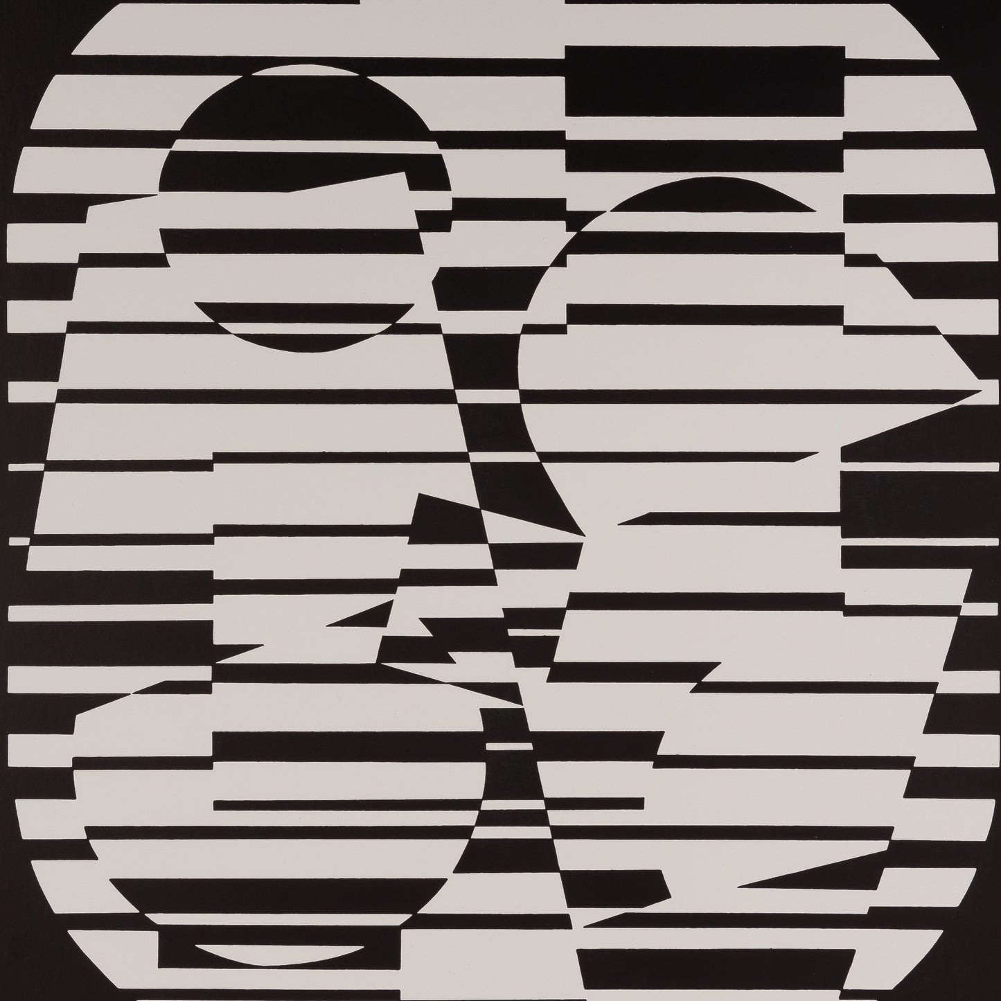 Victor VASARELY : ZETA - Estampe offset 1973
