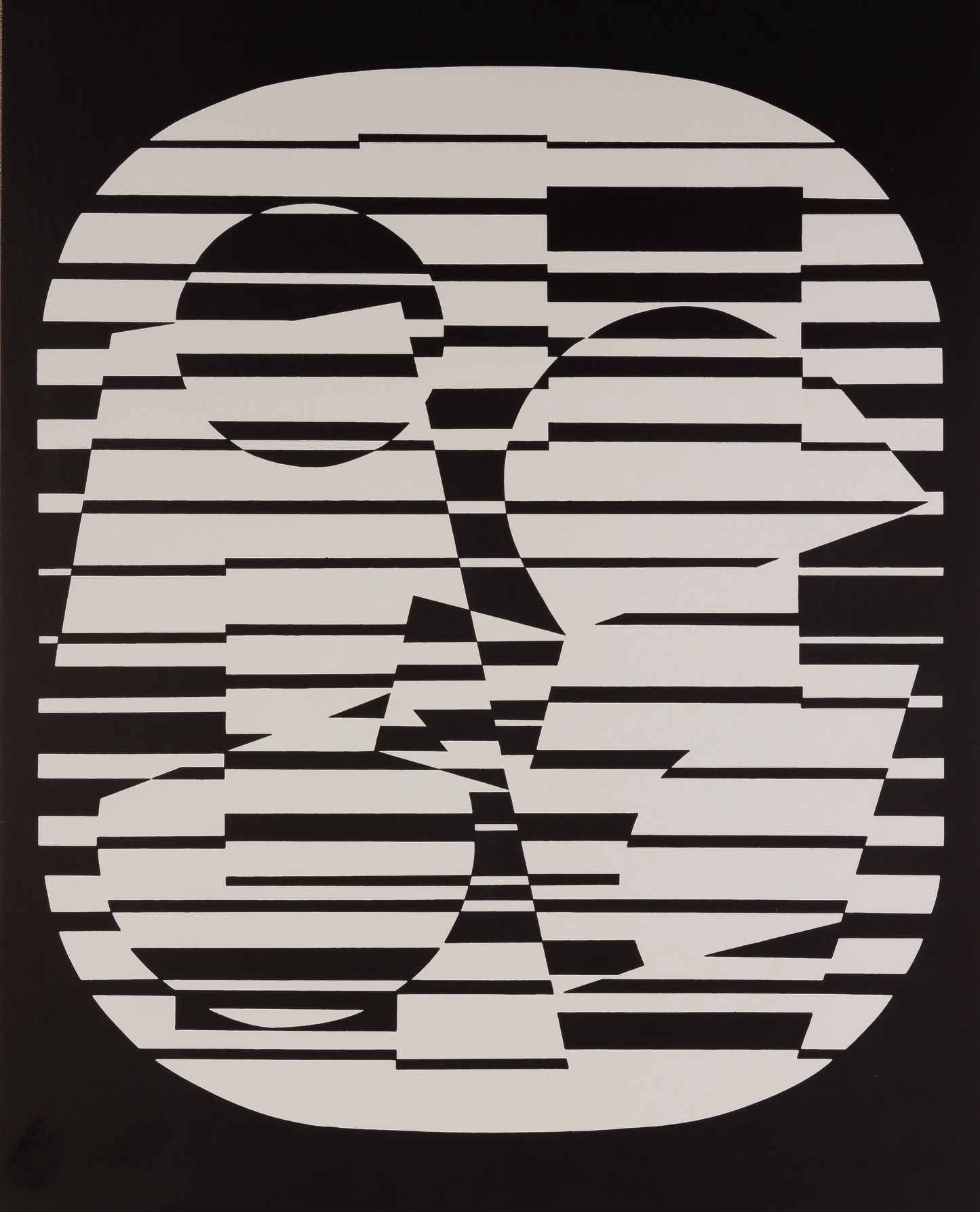 Victor VASARELY : ZETA - Estampe offset 1973