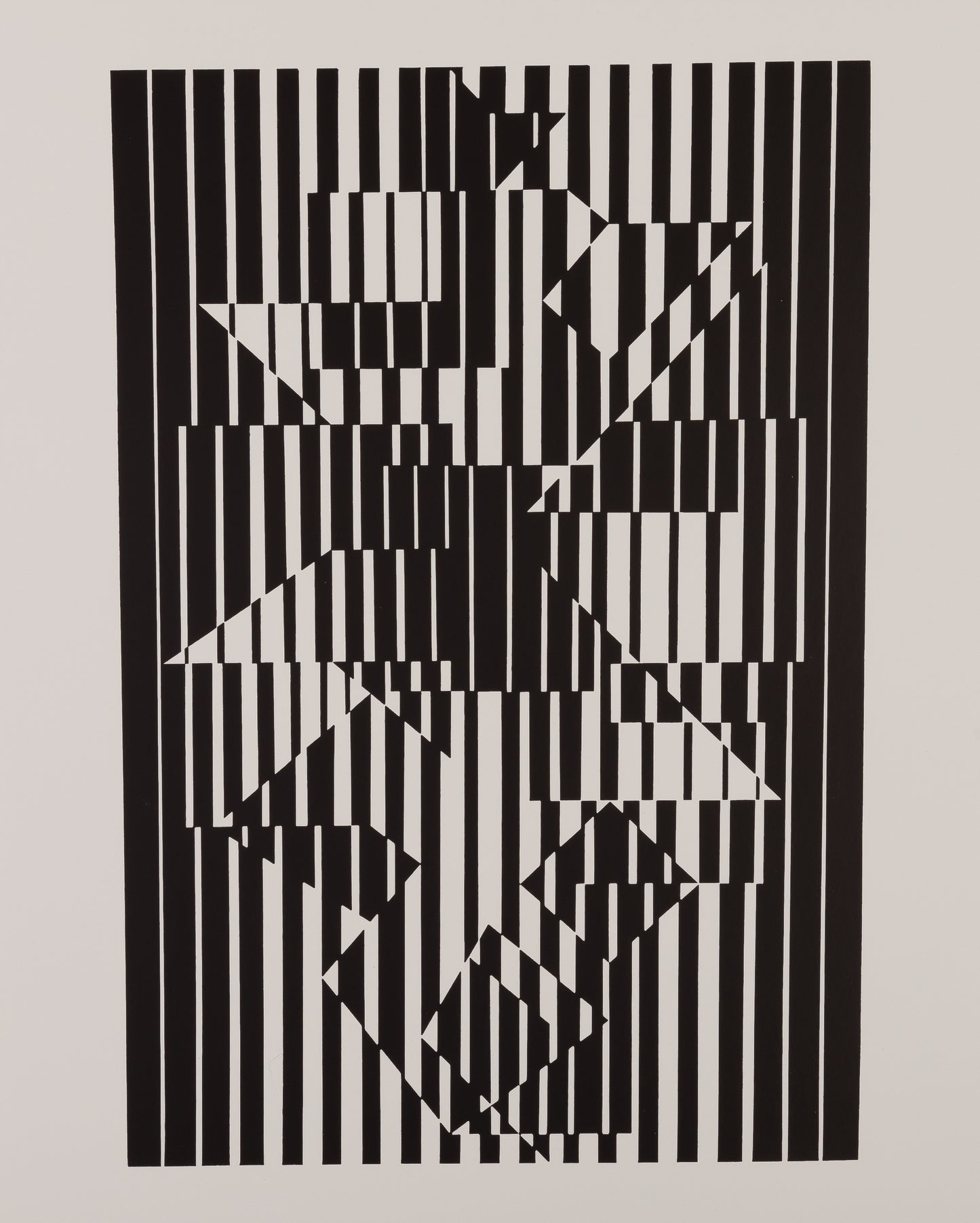Victor VASARELY : ILAVA - Estampe offset 1973