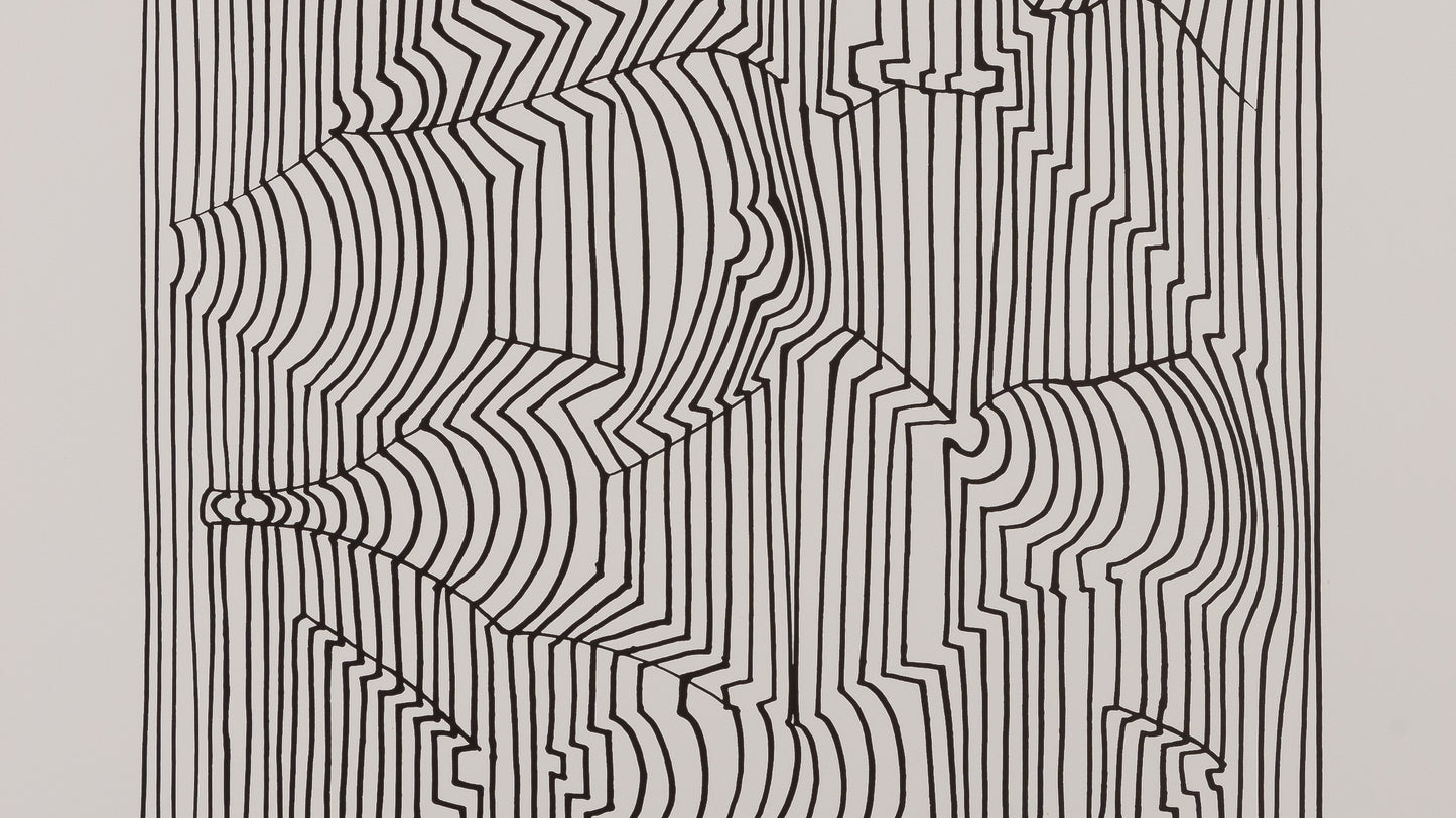 Victor VASARELY : NAISSANCES I - Estampe offset 1973