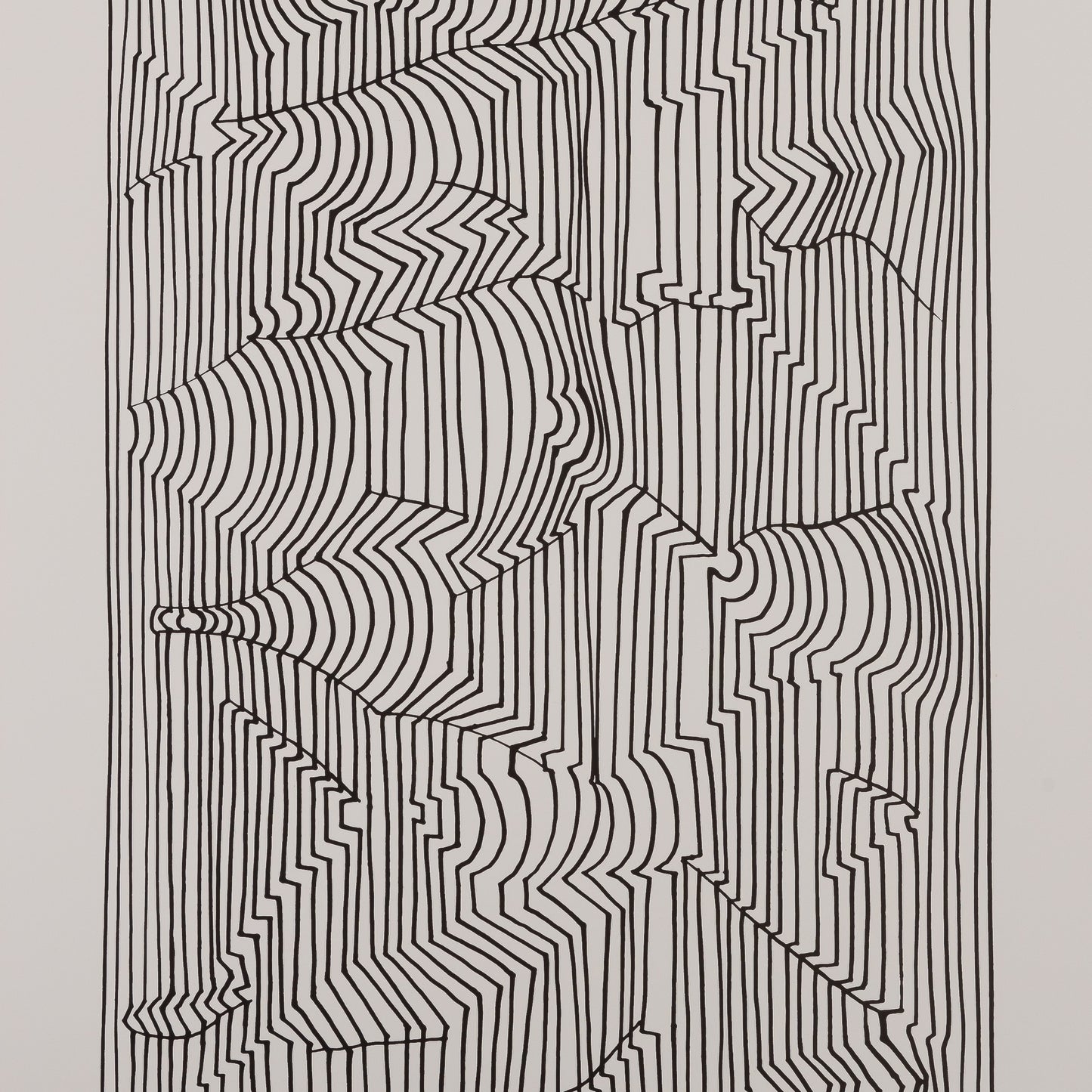 Victor VASARELY : NAISSANCES I - Estampe offset 1973