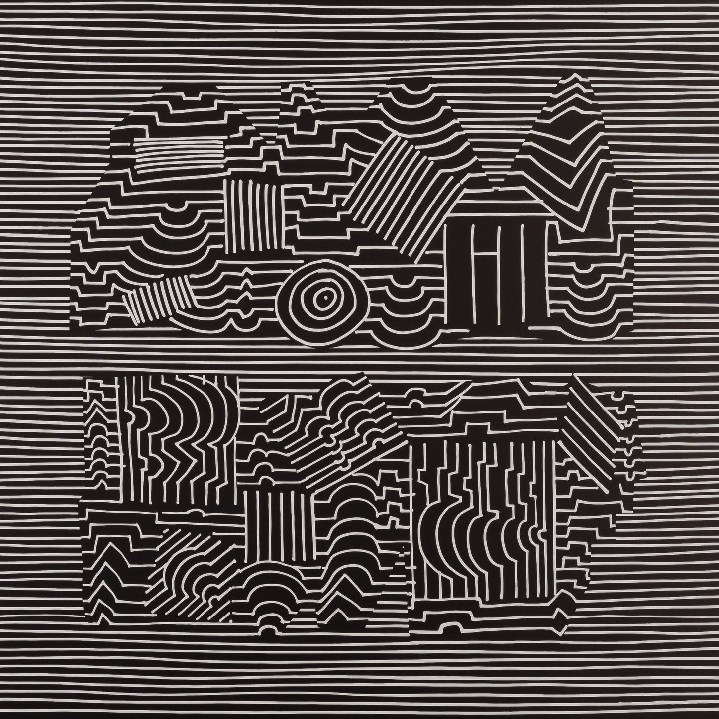 Victor VASARELY : NAISSANCES II - Estampe offset 1973