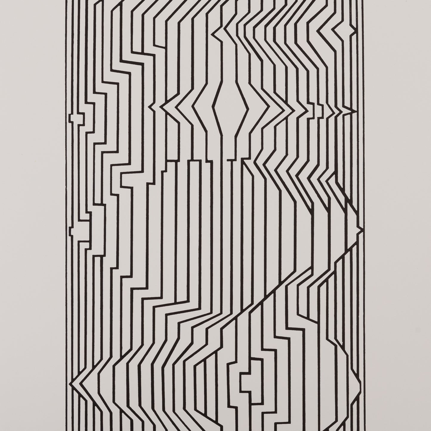 Victor VASARELY : NAISSANCES III - Estampe offset 1973