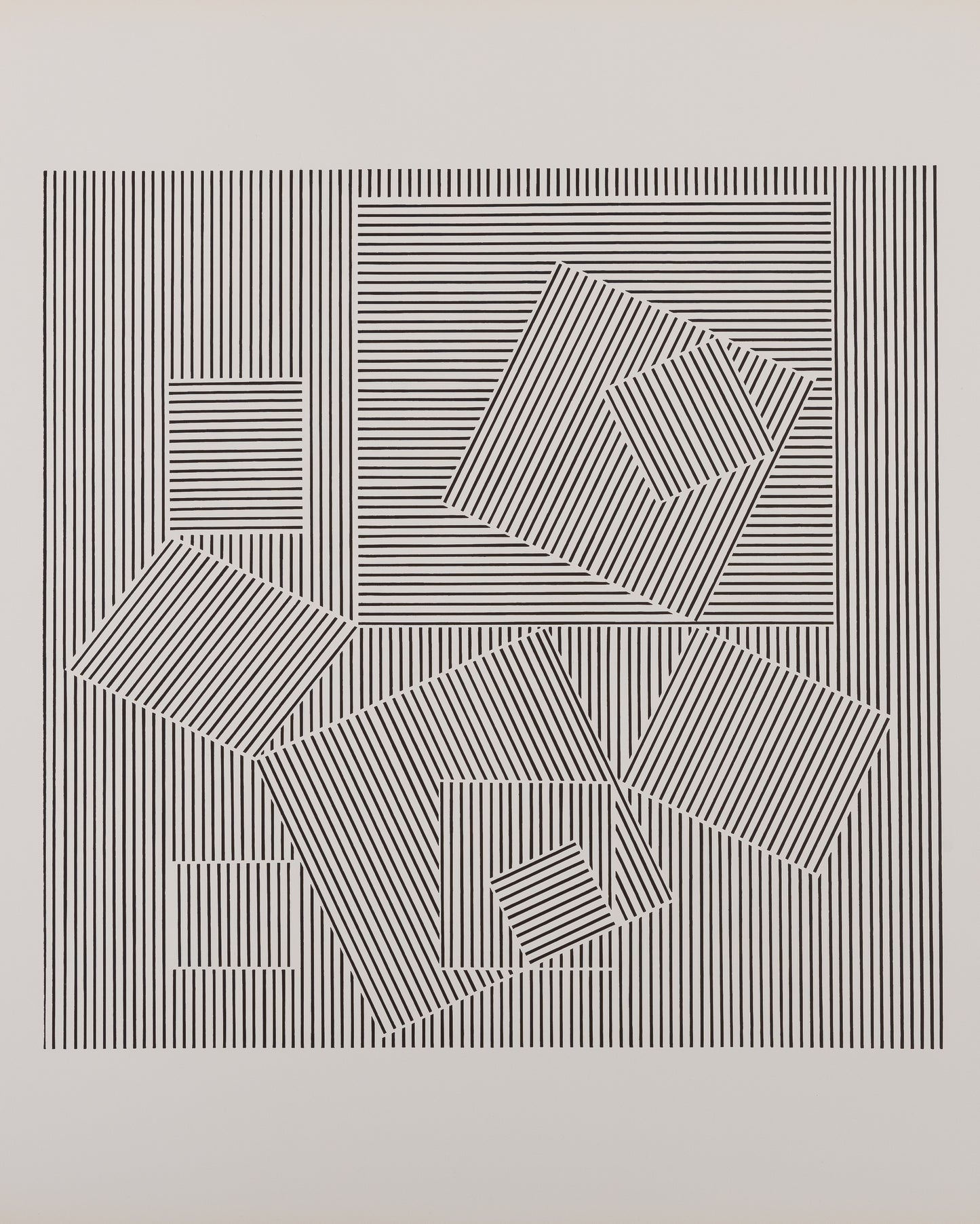 Victor VASARELY : Naissance - Estampe offset 1973