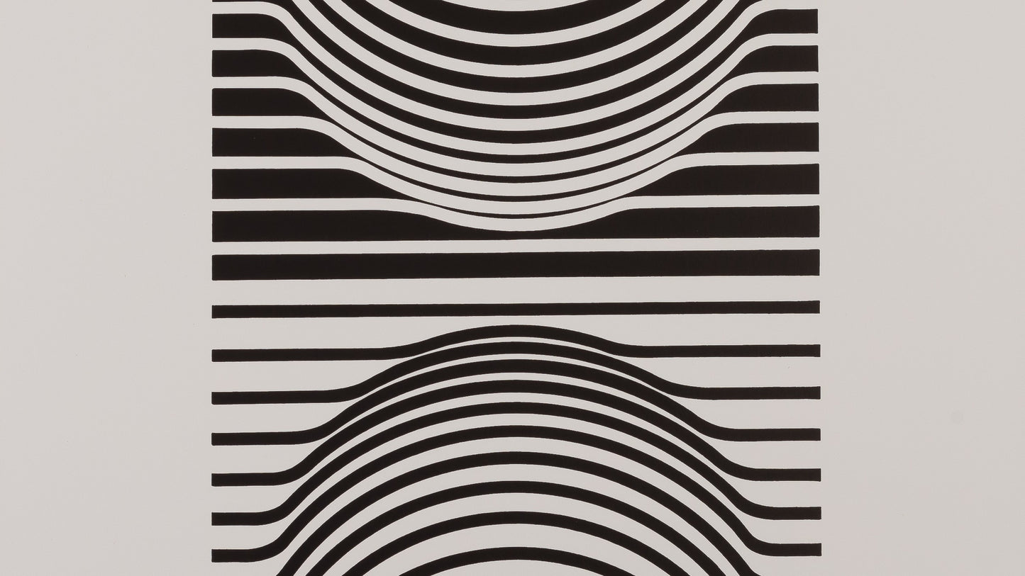 Victor VASARELY : Sir-Ris - Estampe offset 1973