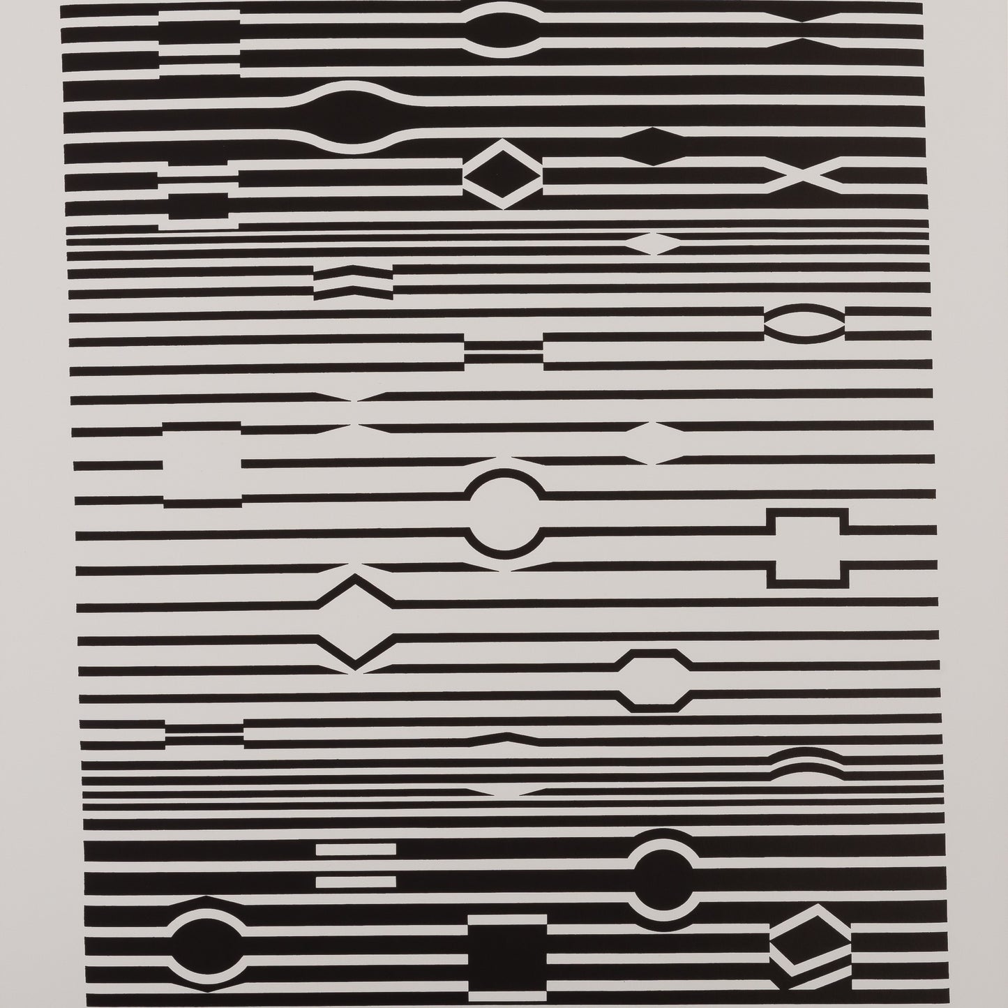Victor VASARELY : Markab - Estampe offset 1973
