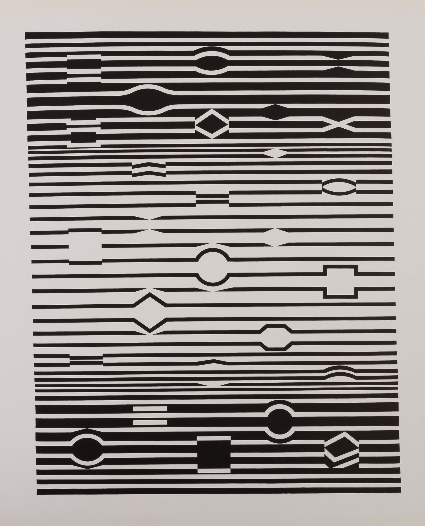 Victor VASARELY : Markab - Estampe offset 1973