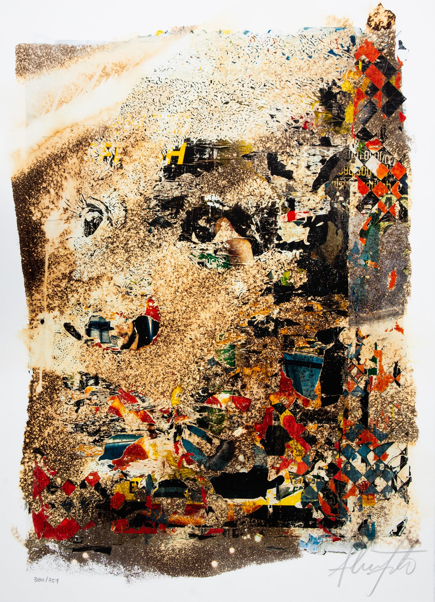 VHILS : Impression - Lithographie originale signée