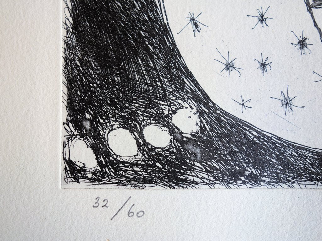 Théo TOBIASSE : Après l’Eden - Gravure originale signée