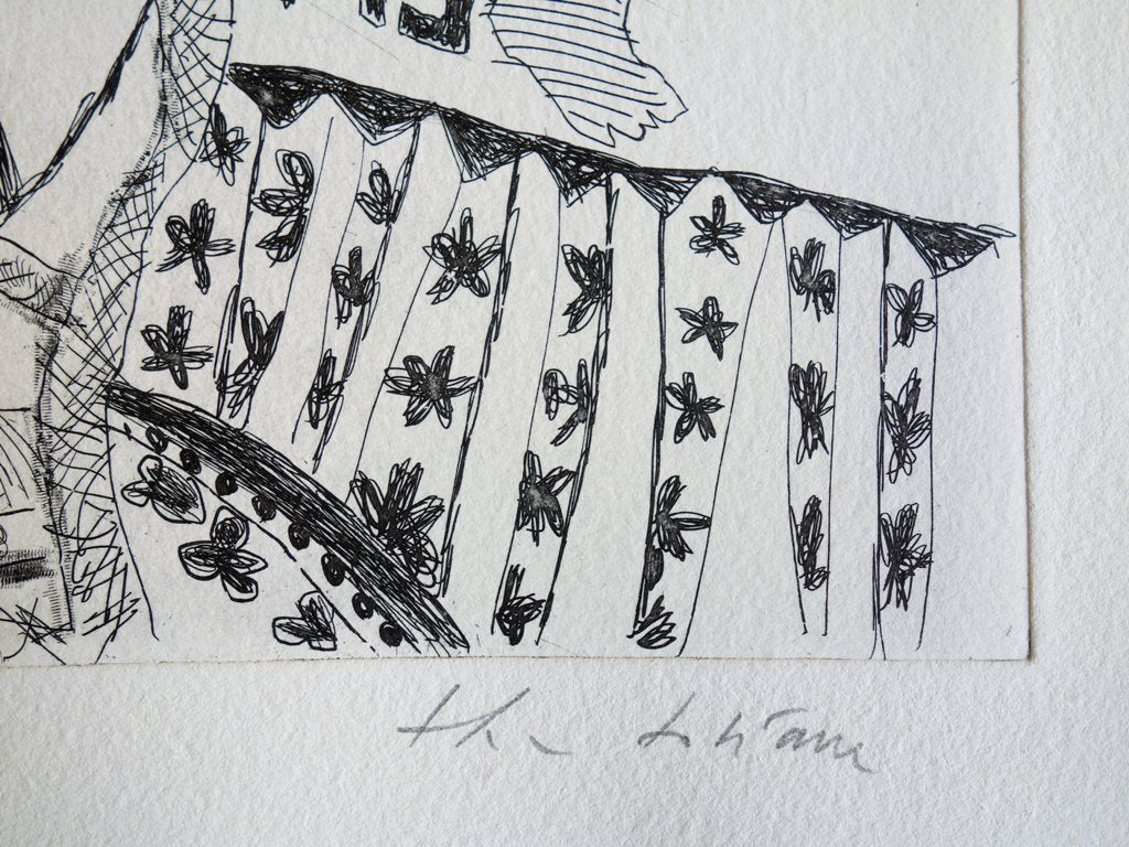 Théo TOBIASSE : Après l’Eden - Gravure originale signée