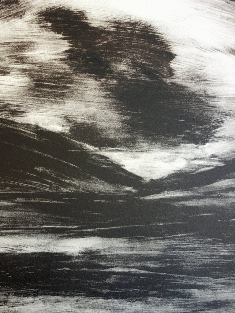 Albert WODA : Tempête - Lithographie originale signée