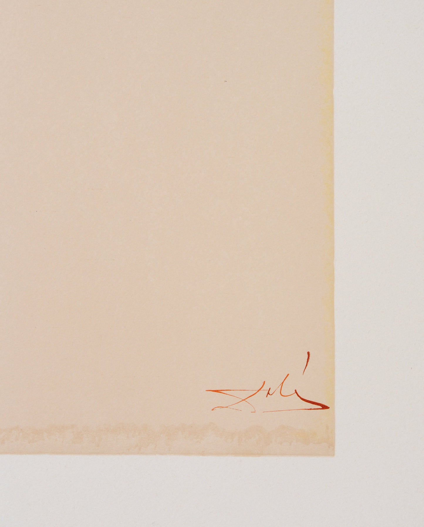 Salvador DALI : Départ pour un grand voyage - Bois gravé original signé