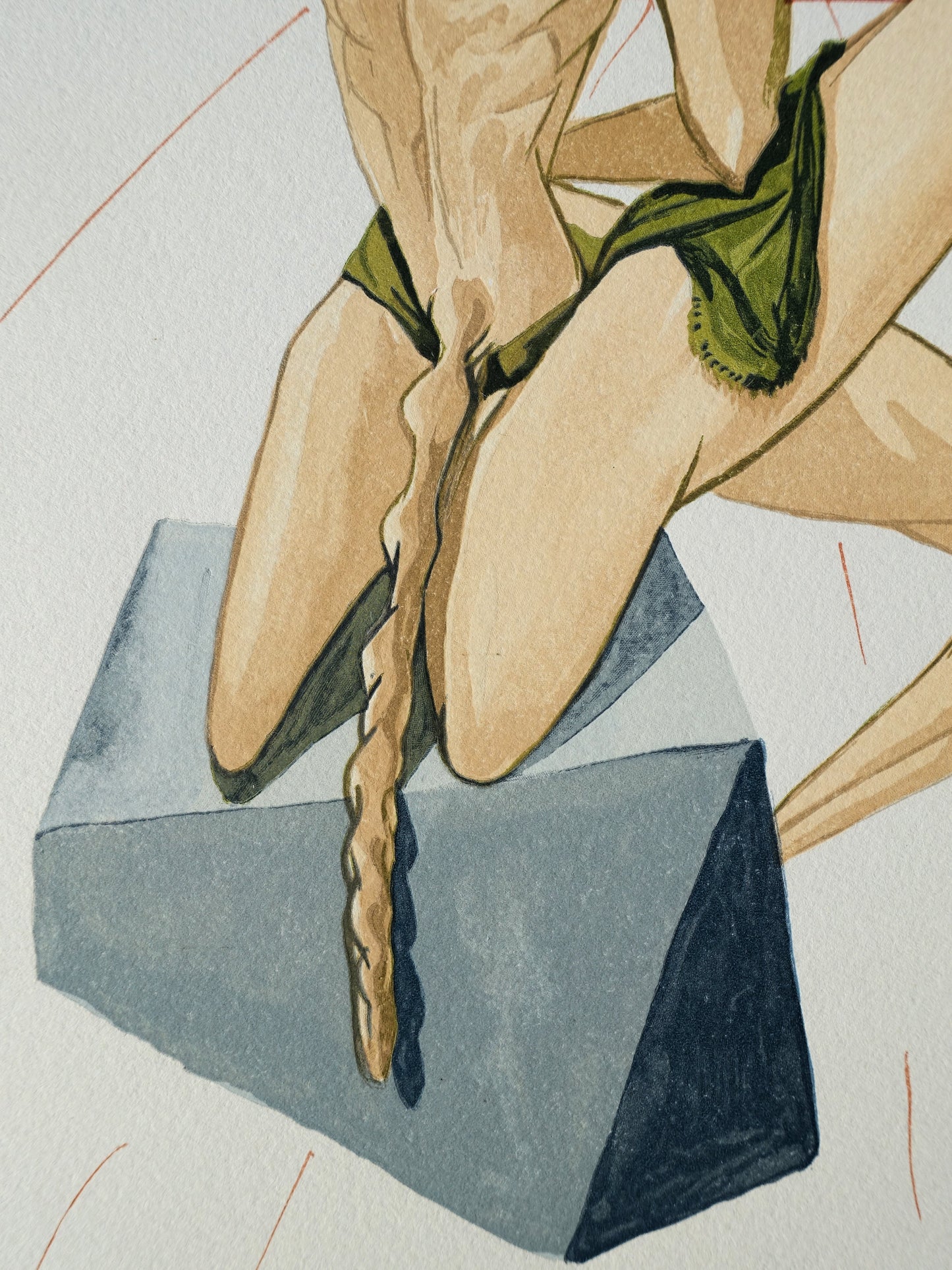 Salvador DALI : Minos - Bois gravé original