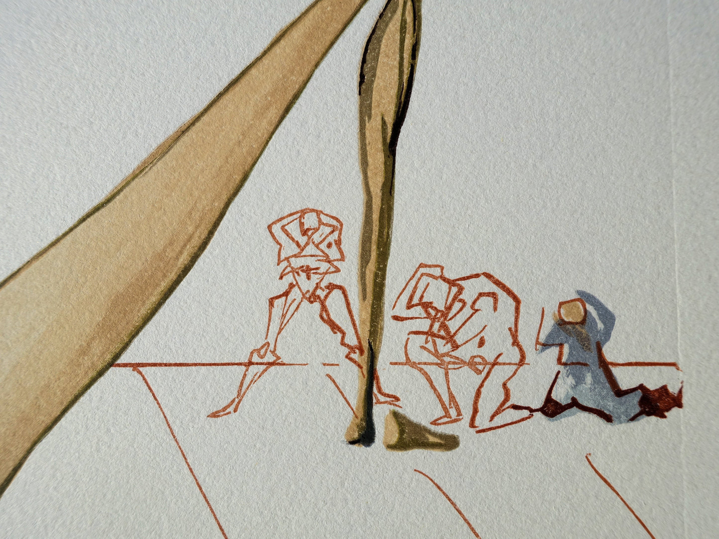 Salvador DALI : Minos - Bois gravé original
