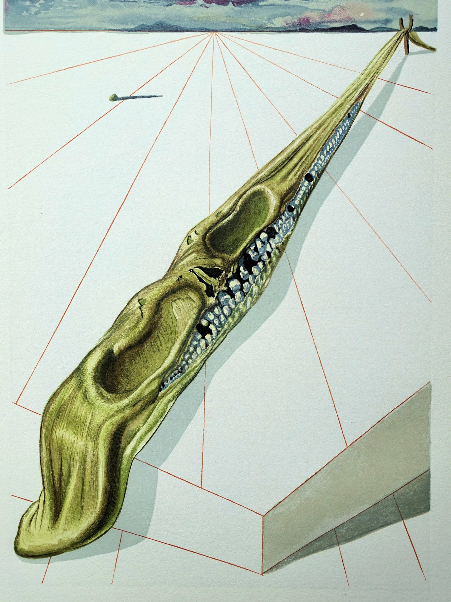 Salvador DALI : Les Blasphémateurs - Bois gravé original