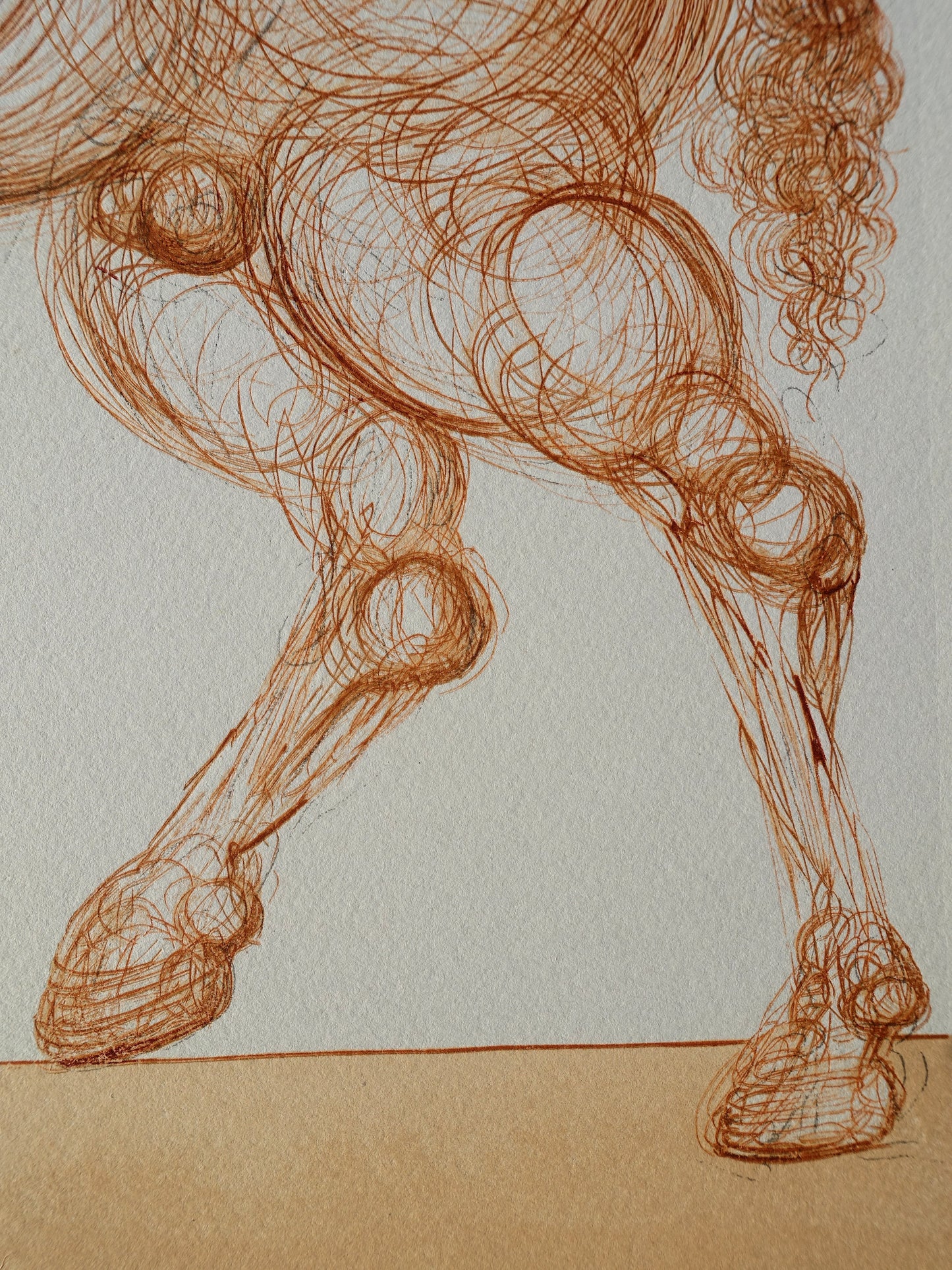 Salvador DALI : Le Centaure - Bois gravé original