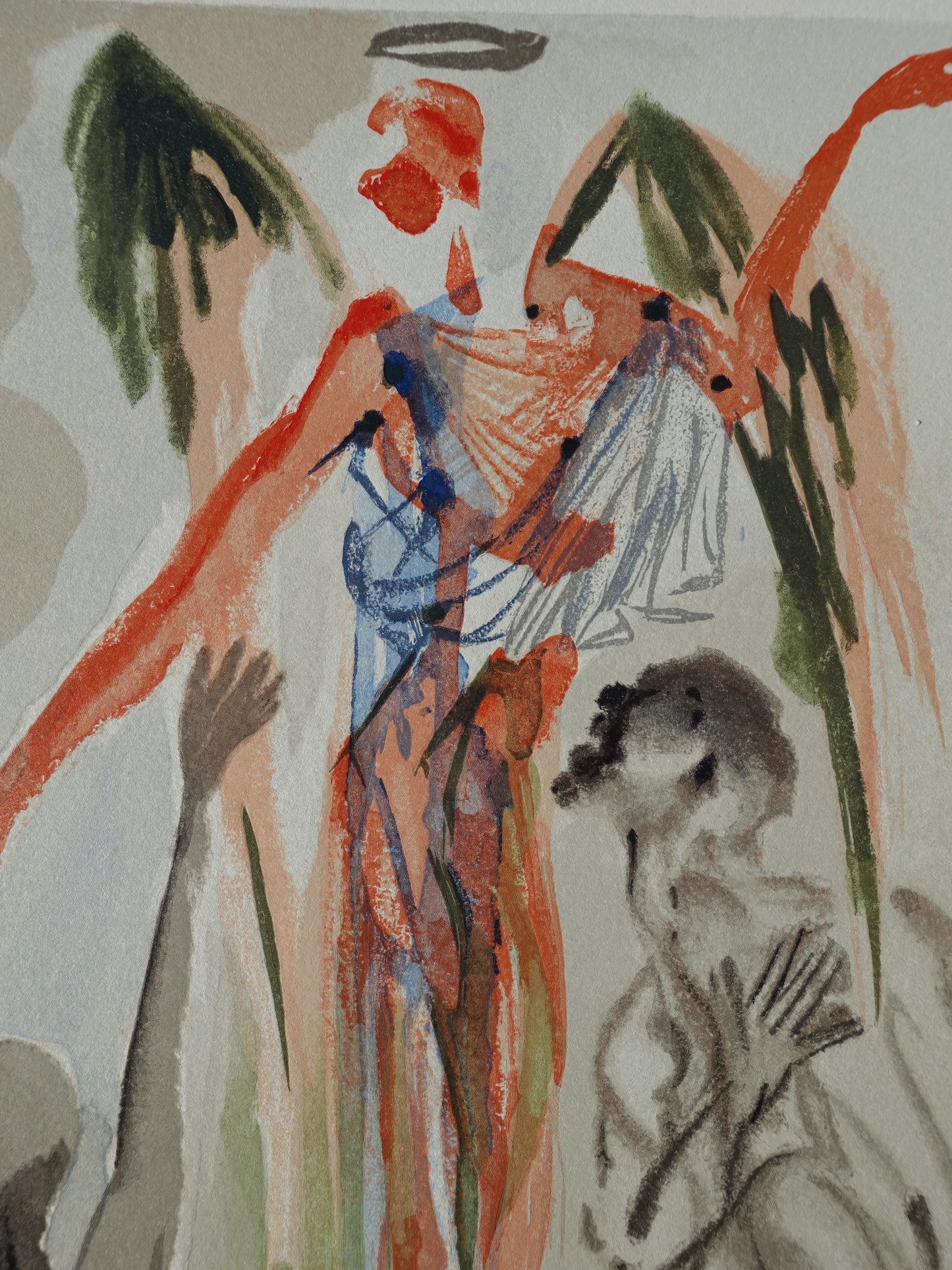 Salvador DALI : Le paradis terrestre - Bois gravé original
