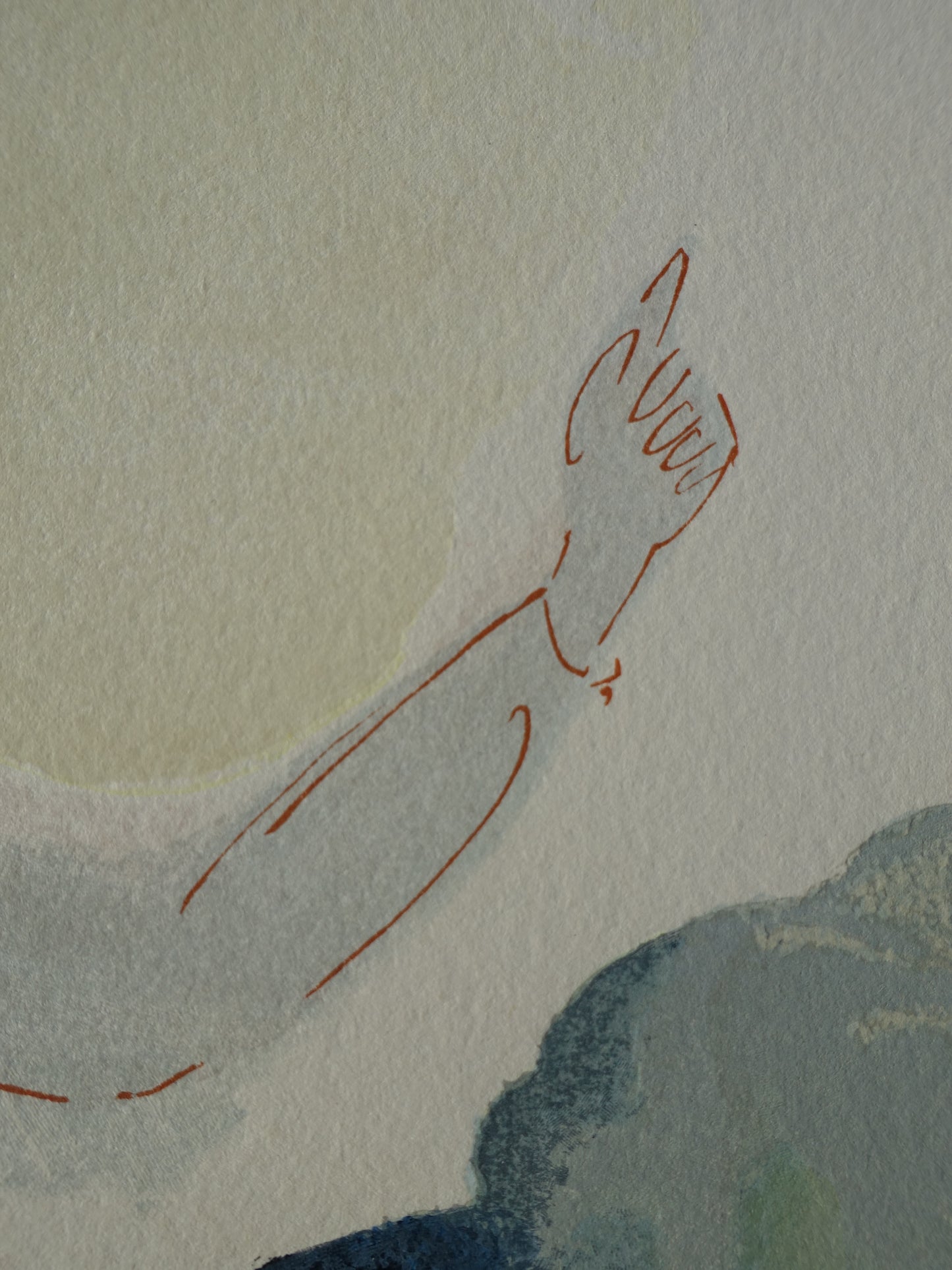 Salvador DALI : Béatrice - Bois gravé original