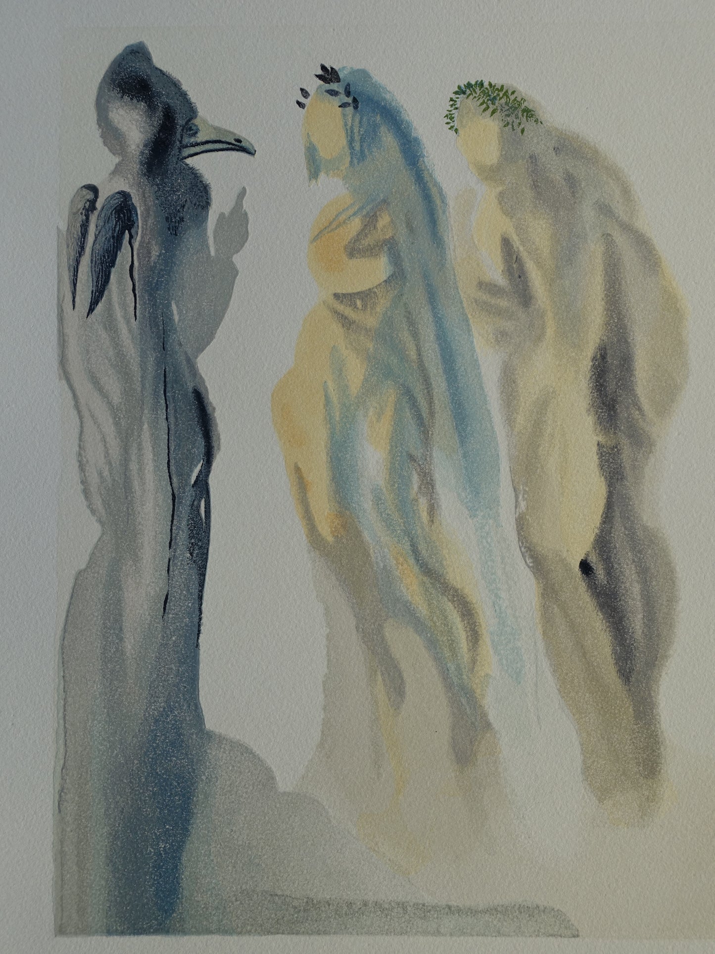 Salvador DALI : Le ciel de Vénus - Bois gravé original