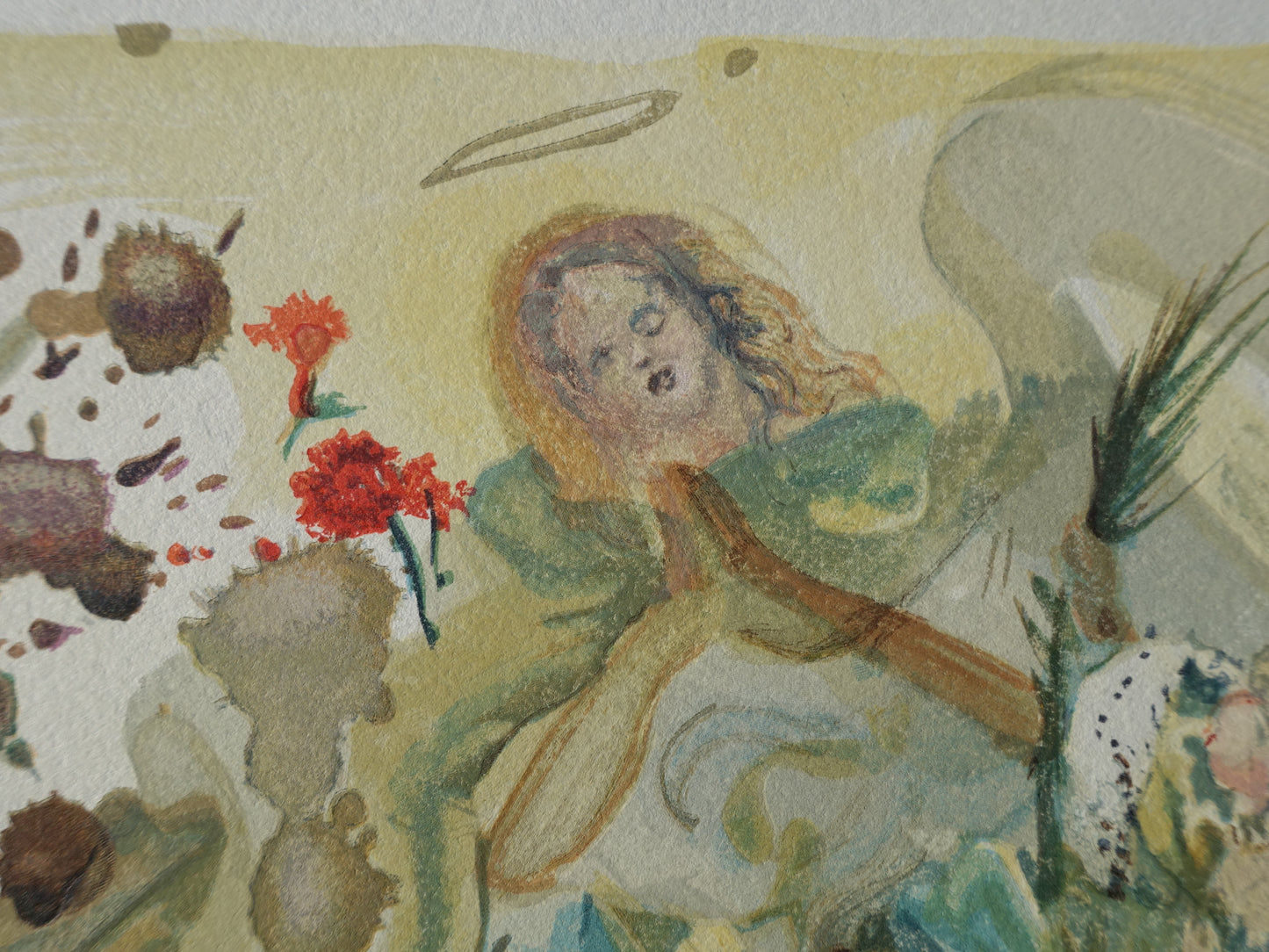 Salvador DALI : Saint Jacques de l'Espérance - Bois gravé original
