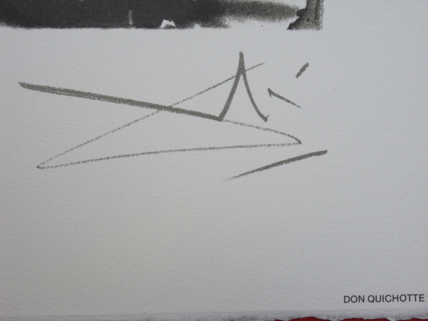 Salvador DALI : Les Chevaux, Don Quichotte - Lithographie signée