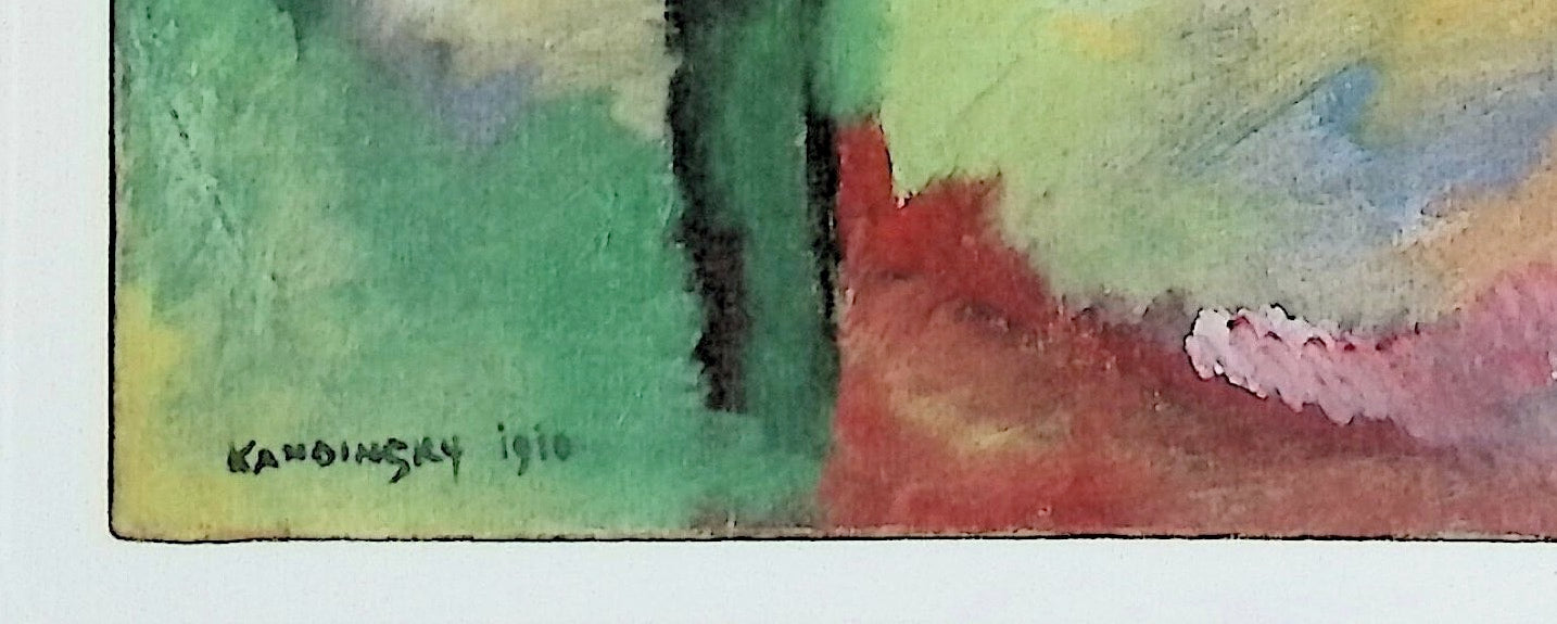 Vassily KANDINSKY : Paysage abstrait - Lithographie signée