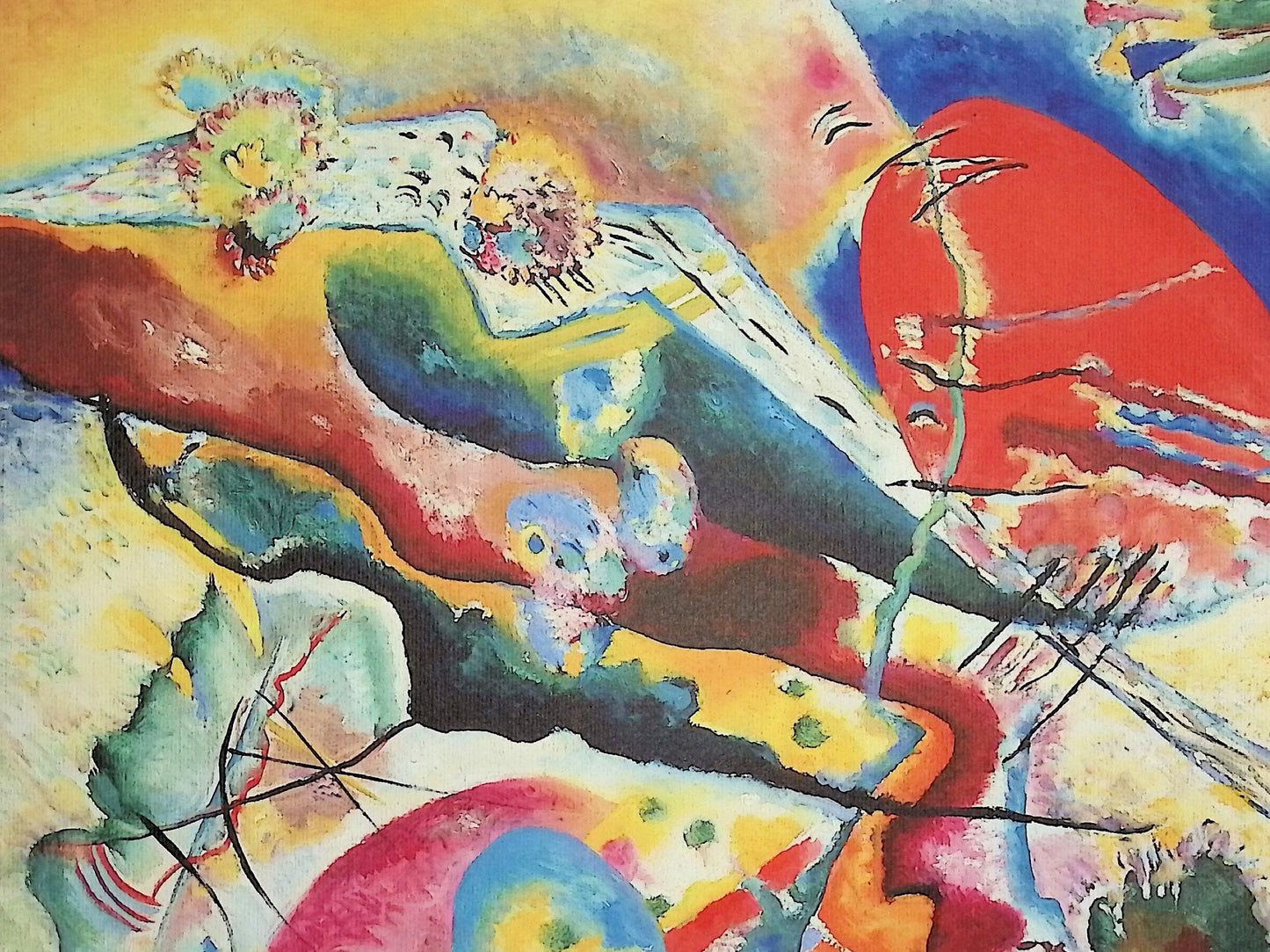 Vassily KANDINSKY : Composition abstraite - Lithographie