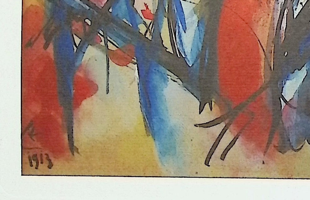 Vassily KANDINSKY: Improvisation - Signed lithograph