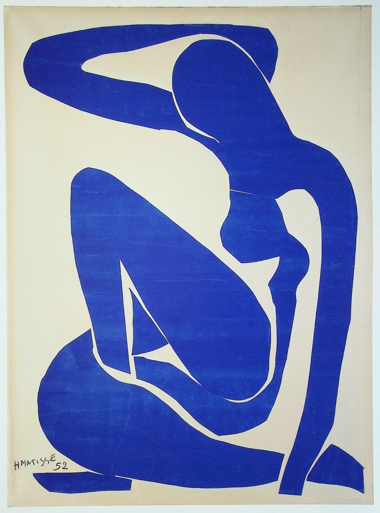 Henri MATISSE : Nu bleu - Lithographie signée
