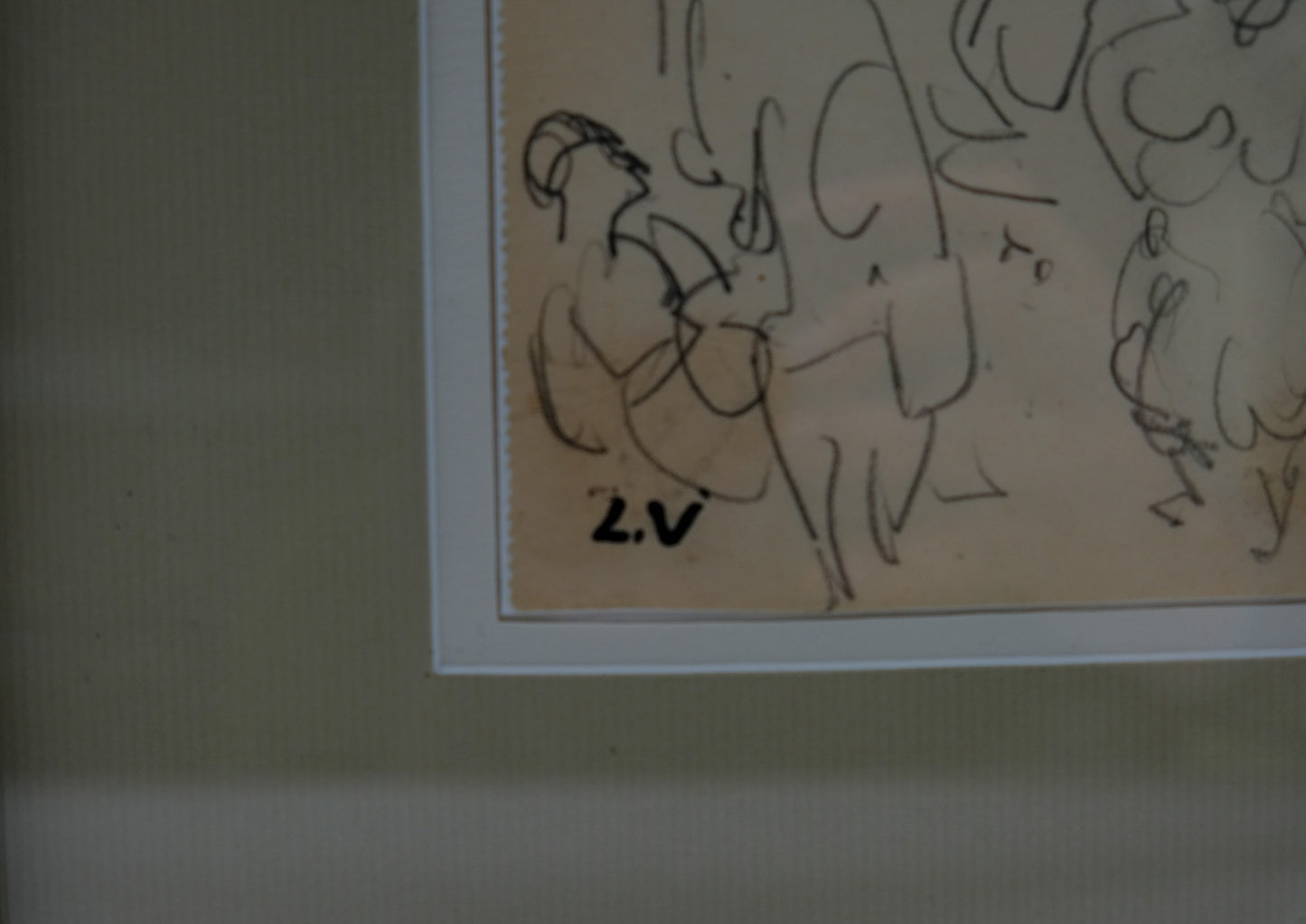 Louis VALTAT : Etudes de personnages - Dessin original signé