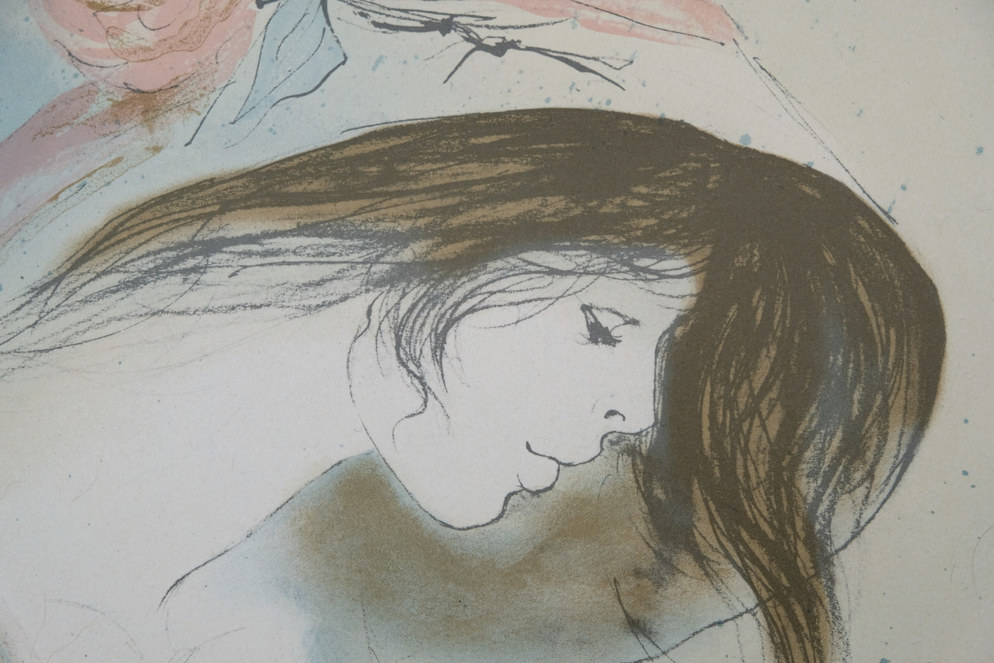 Bernard CHAROY : Aurélie - Lithographie originale signée