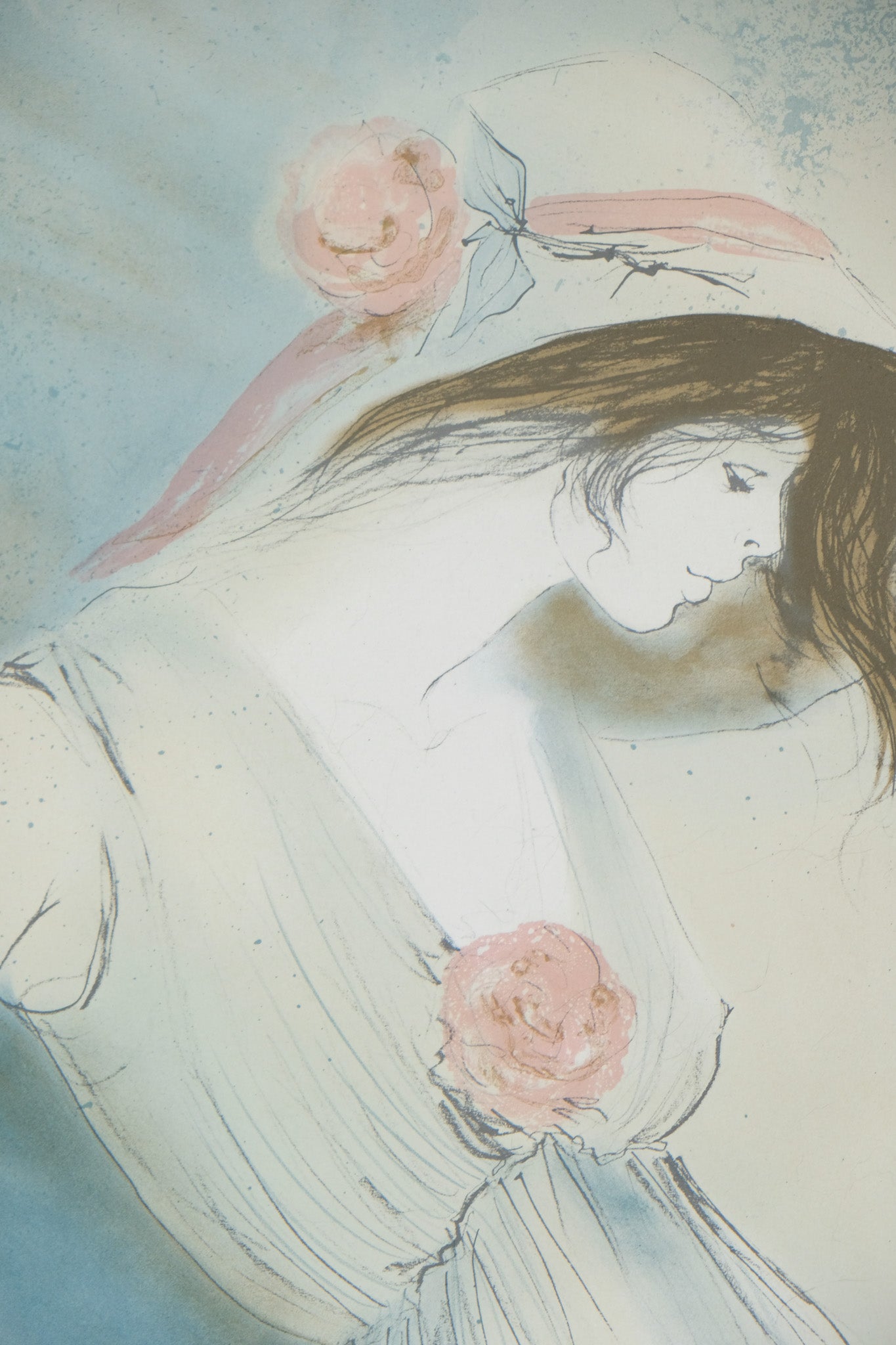 Bernard CHAROY : Aurélie - Lithographie originale signée