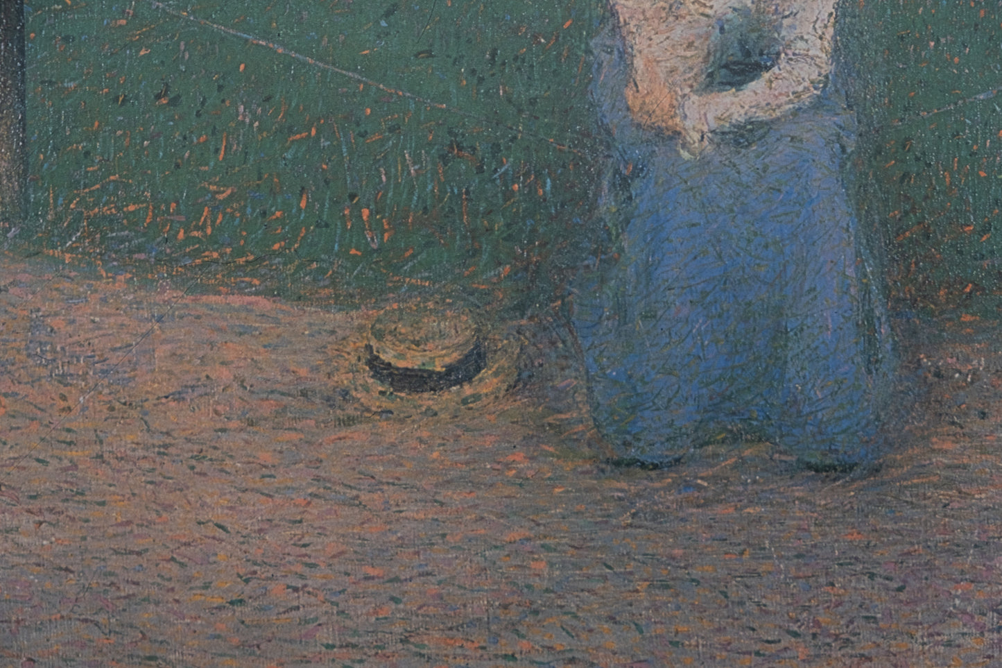 Giacomo BALLA : Jeune femme à la villa Borghese - Lithographie signée