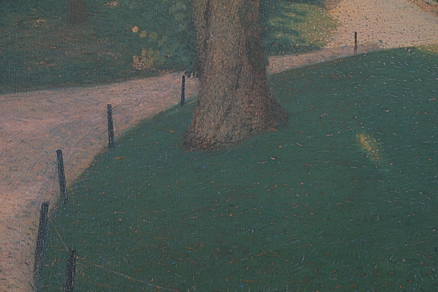 Giacomo BALLA : Jeune femme à la villa Borghese - Lithographie signée
