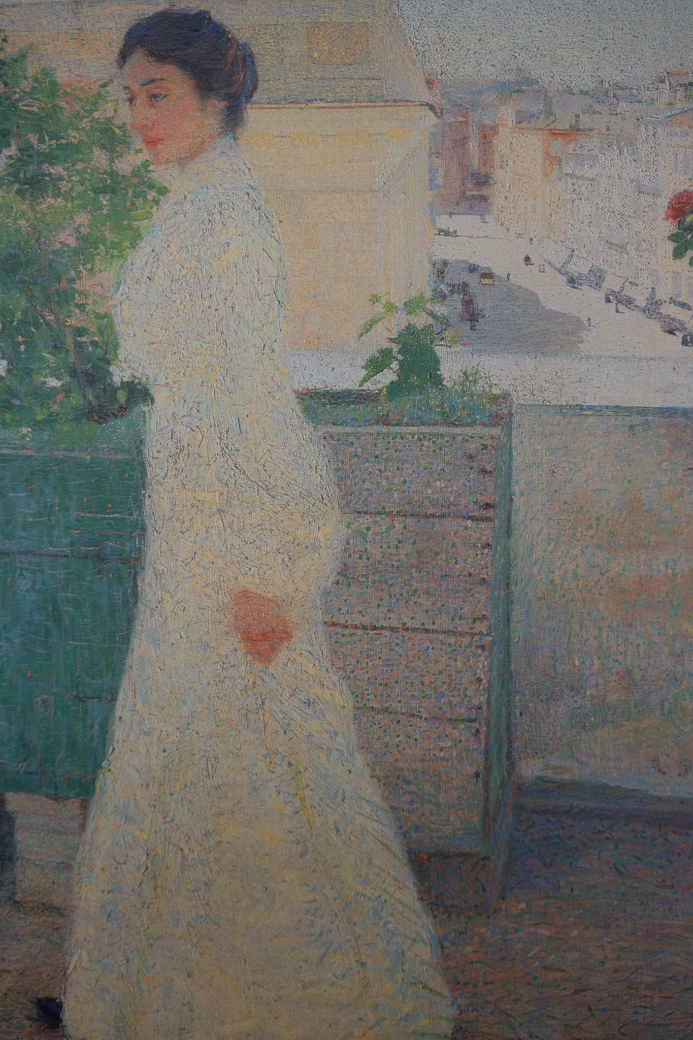 Giacomo BALLA : Femme à la robe blanche - Lithographie signée