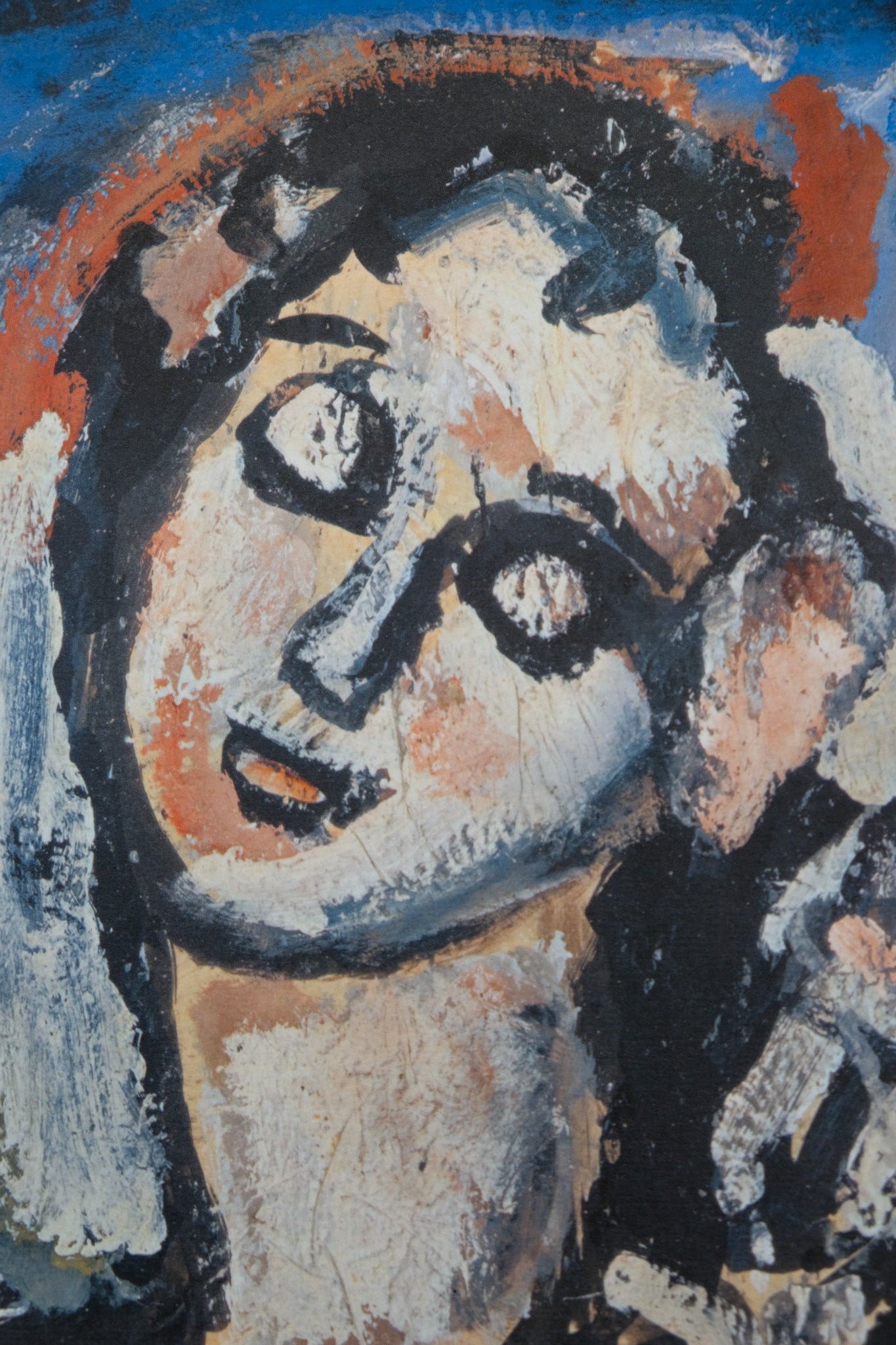 Georges ROUAULT : L'oiseau bleu crève les yeux - Lithographie