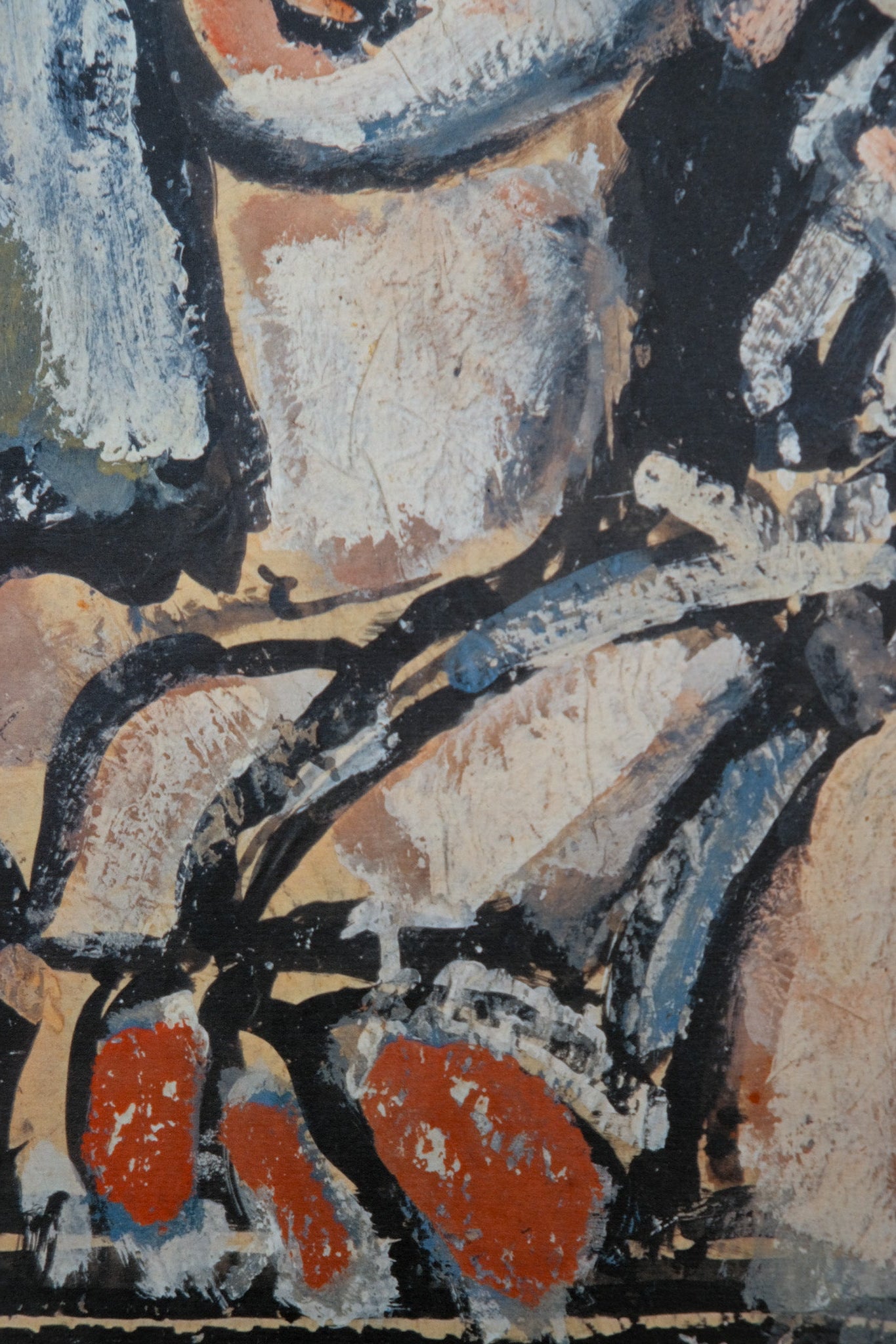 Georges ROUAULT : L'oiseau bleu crève les yeux - Lithographie